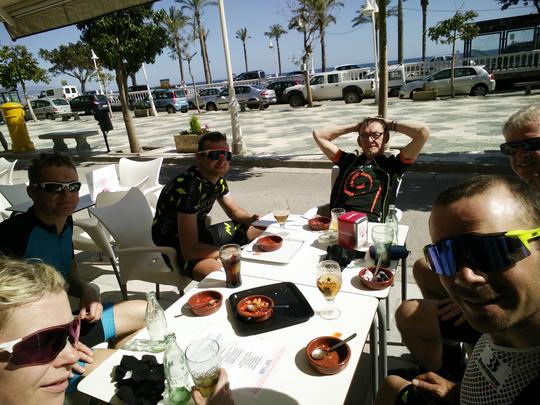 Cafe stop | Cycling Holidays Sierra Nevada | Cycling Training Camp Spain